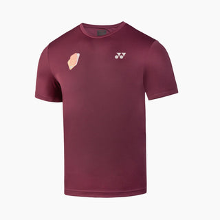 YONEX MENS ROUND NECK T-SHIRT  #  RM-S092-3046-EASY5-S JET B