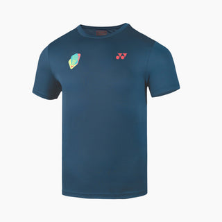 YONEX MENS ROUND NECK T-SHIRT  #  RM-S092-3046-EASY5-S JET B