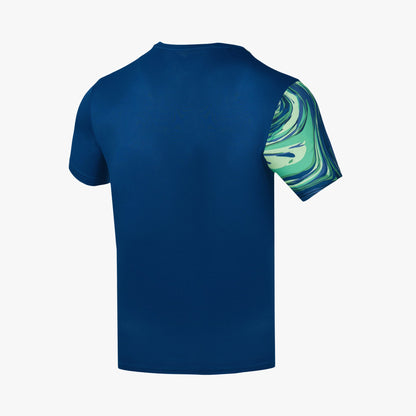 YONEX MENS ROUND NECK TEE  # RM-S092-2966-ESST3-S LIGHT BLUE
