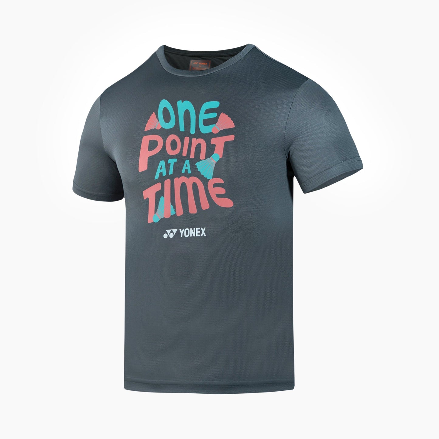 YONEX MENS ROUND NECK T-SHIRT  #  RM-S092-3047-EASY5-S JET B