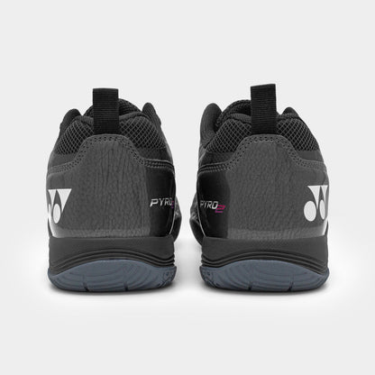 YONEX MENS BADMINTON SHOES # PYRO2 BLACK/WHITE 23.5