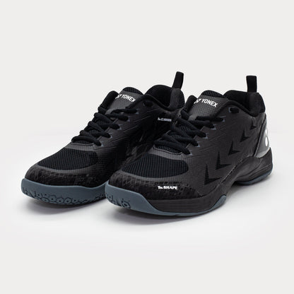 YONEX MENS BADMINTON SHOES # PYRO2 BLACK/WHITE 23.5