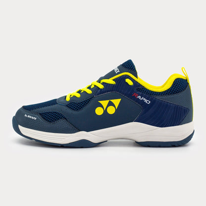 YONEX MENS BADMINTON SHOES # RAPIO BRIGHT YELLOW/BLACK
 23.5