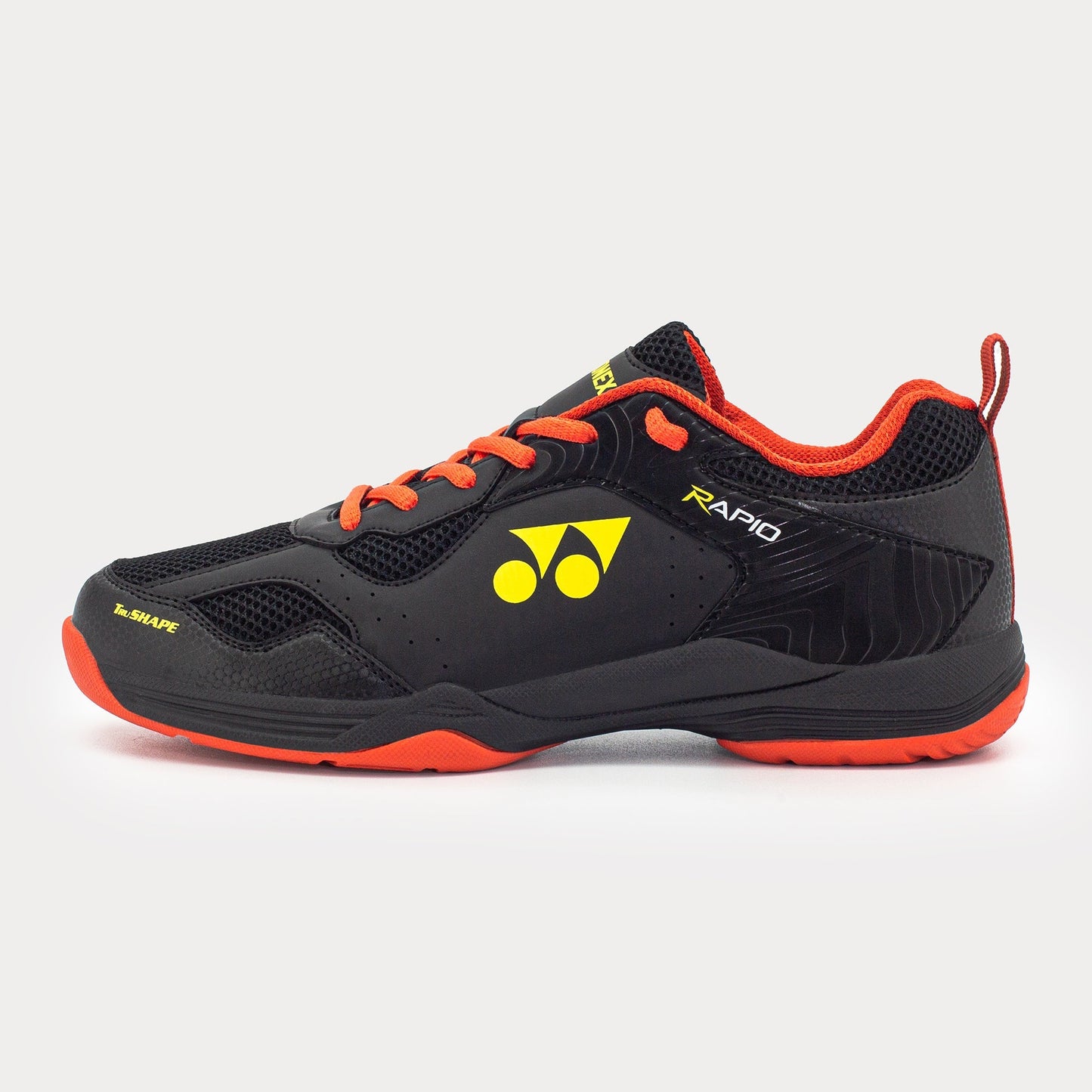 YONEX MENS BADMINTON SHOES # RAPIO BRIGHT YELLOW/BLACK
 23.5