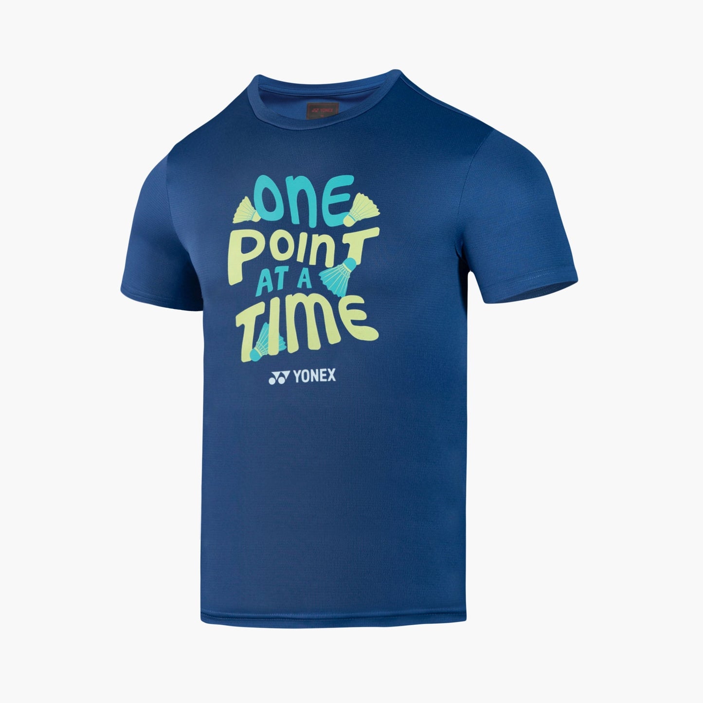 YONEX MENS ROUND NECK T-SHIRT  #  RM-S092-3047-EASY5-S JET B