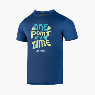 YONEX MENS ROUND NECK T-SHIRT  #  RM-S092-3047-EASY5-S JET B