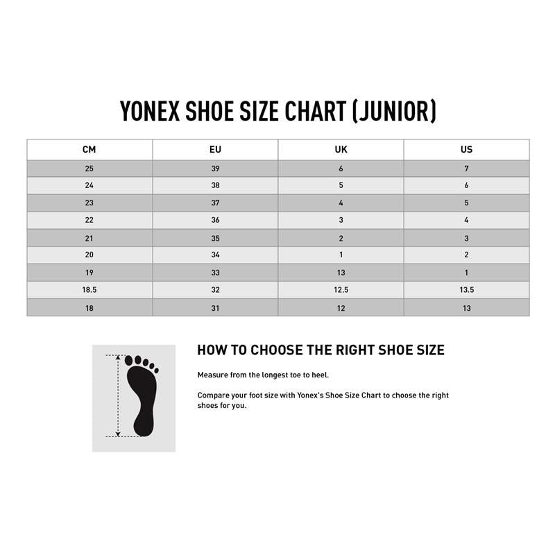 YONEX BADMINTON SHOES # HEXIS-JR BLACK / WAVE BLUE
 20