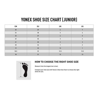 YONEX BADMINTON SHOES # HEXIS-JR BLACK / WAVE BLUE
 20