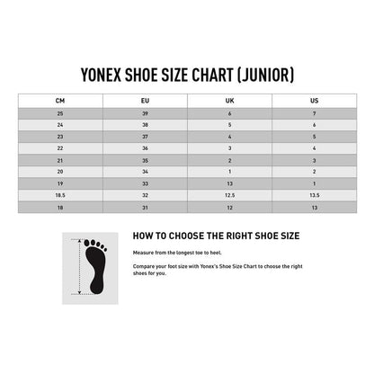 YONEX BADMINTON SHOES # HEXIS-JR BLACK / WAVE BLUE
 20