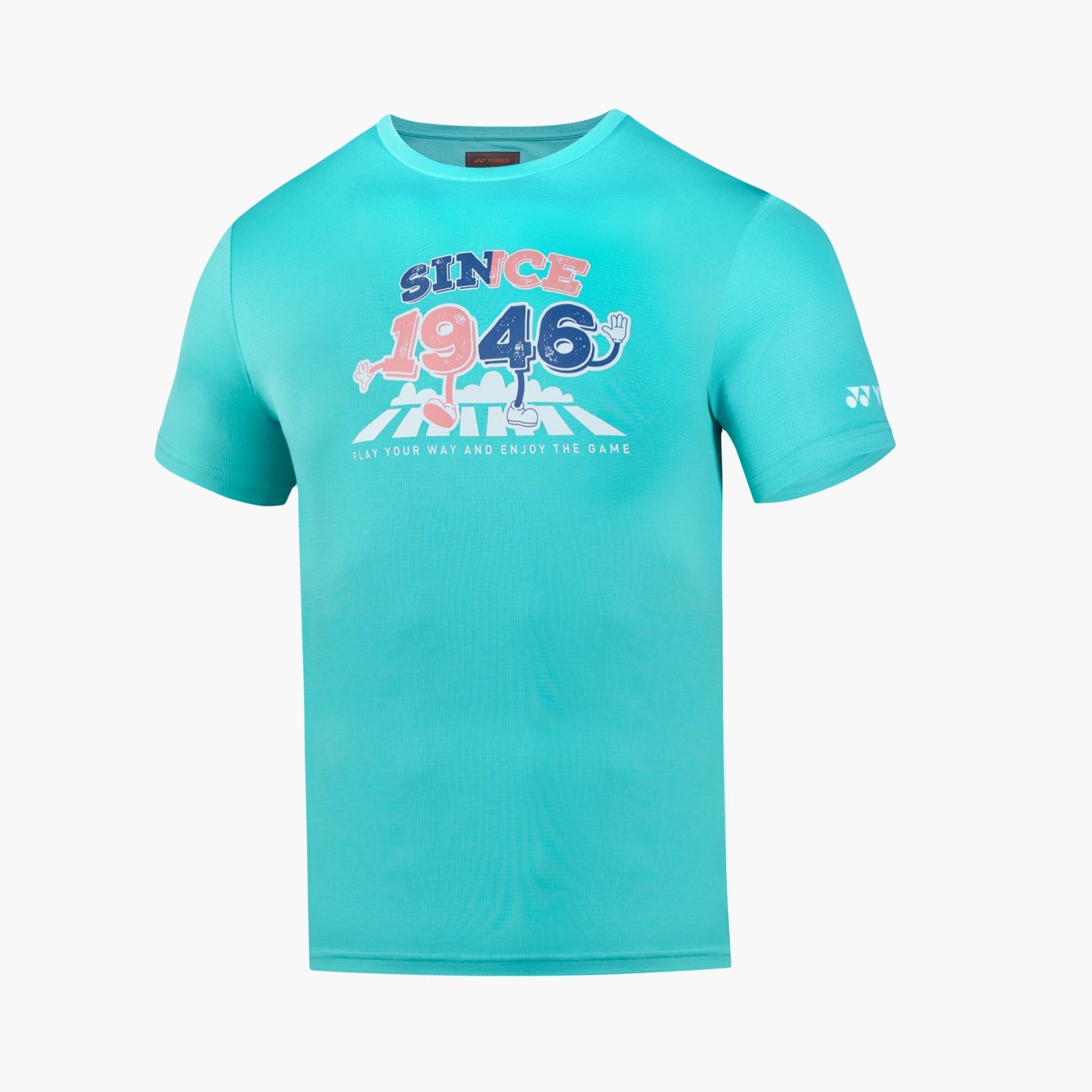 YONEX MENS ROUND NECK T-SHIRT  #  RM-S092-3033-EASY5-S GLACI