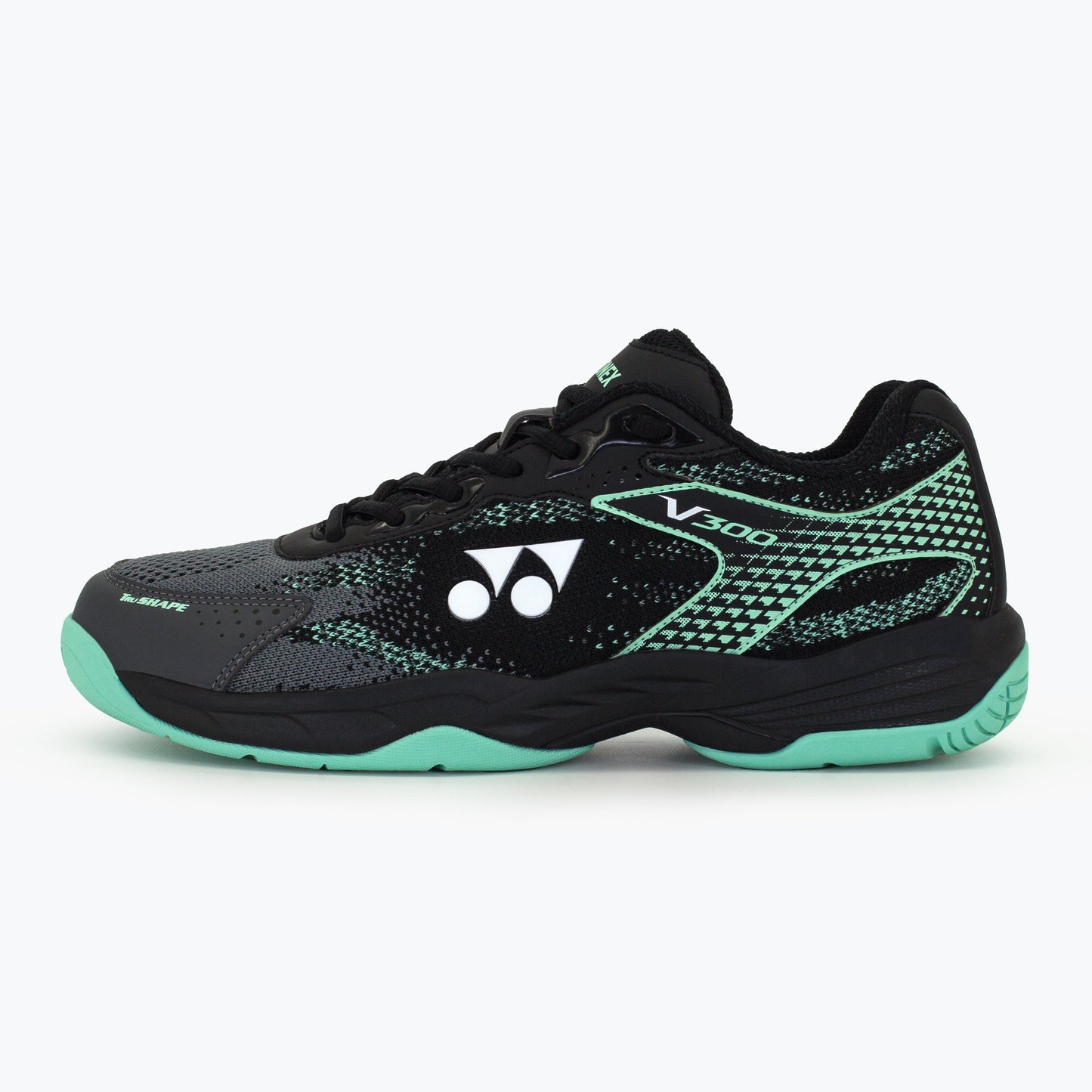 YONEX BADMINTON SHOES # V-300 BLACK / AQUATIC
 23.5