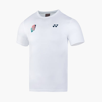 YONEX MENS ROUND NECK T-SHIRT  #  RM-S092-3046-EASY5-S JET B