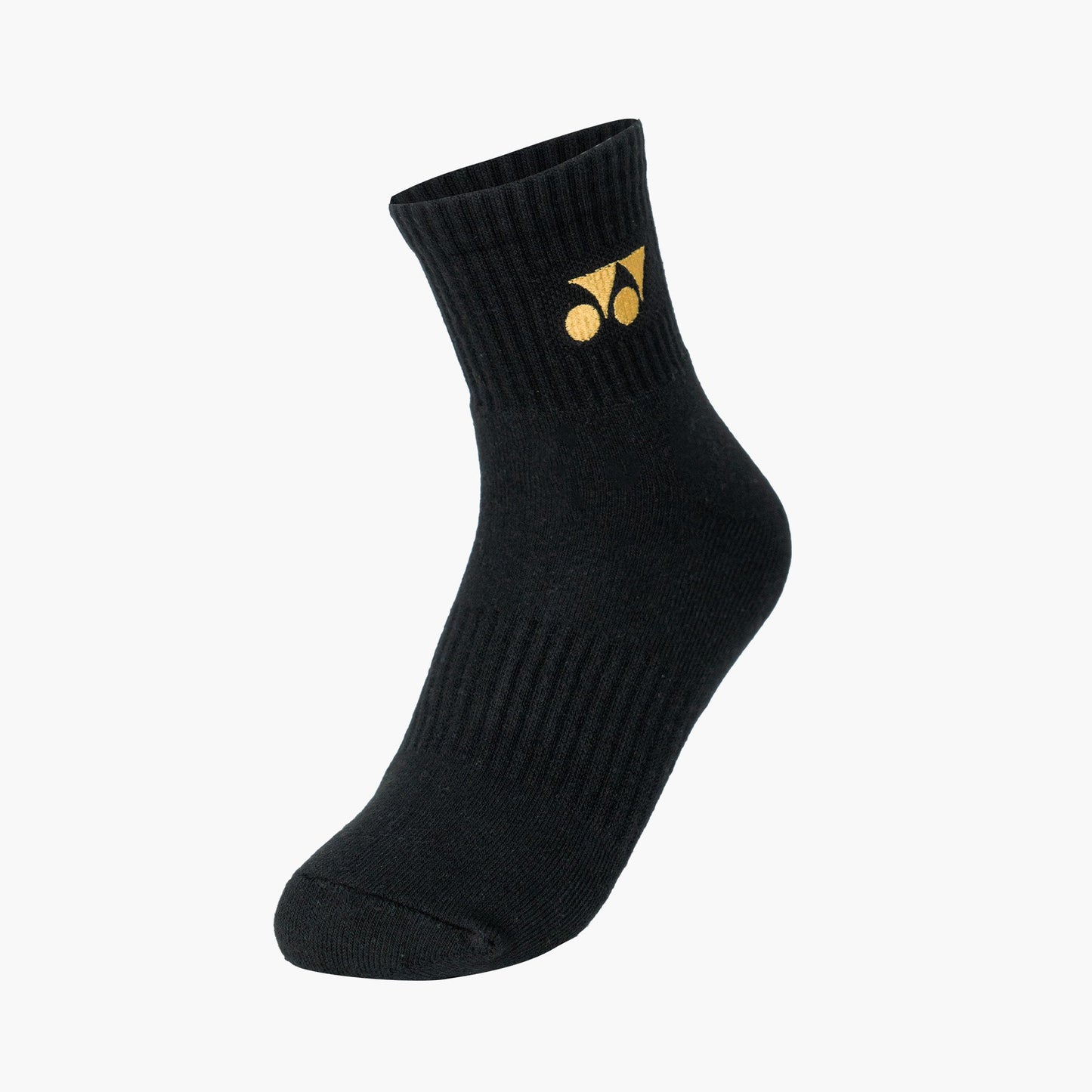 YONEX MEN'S SOCKS 3/4 REGULAR #SSM-1255-MP8-SR BLACK GREEN Z