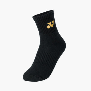 YONEX LADIE'S SOCKS 1/2 REGULAR #SSL-1055-MP8-SR BLACK GREEN