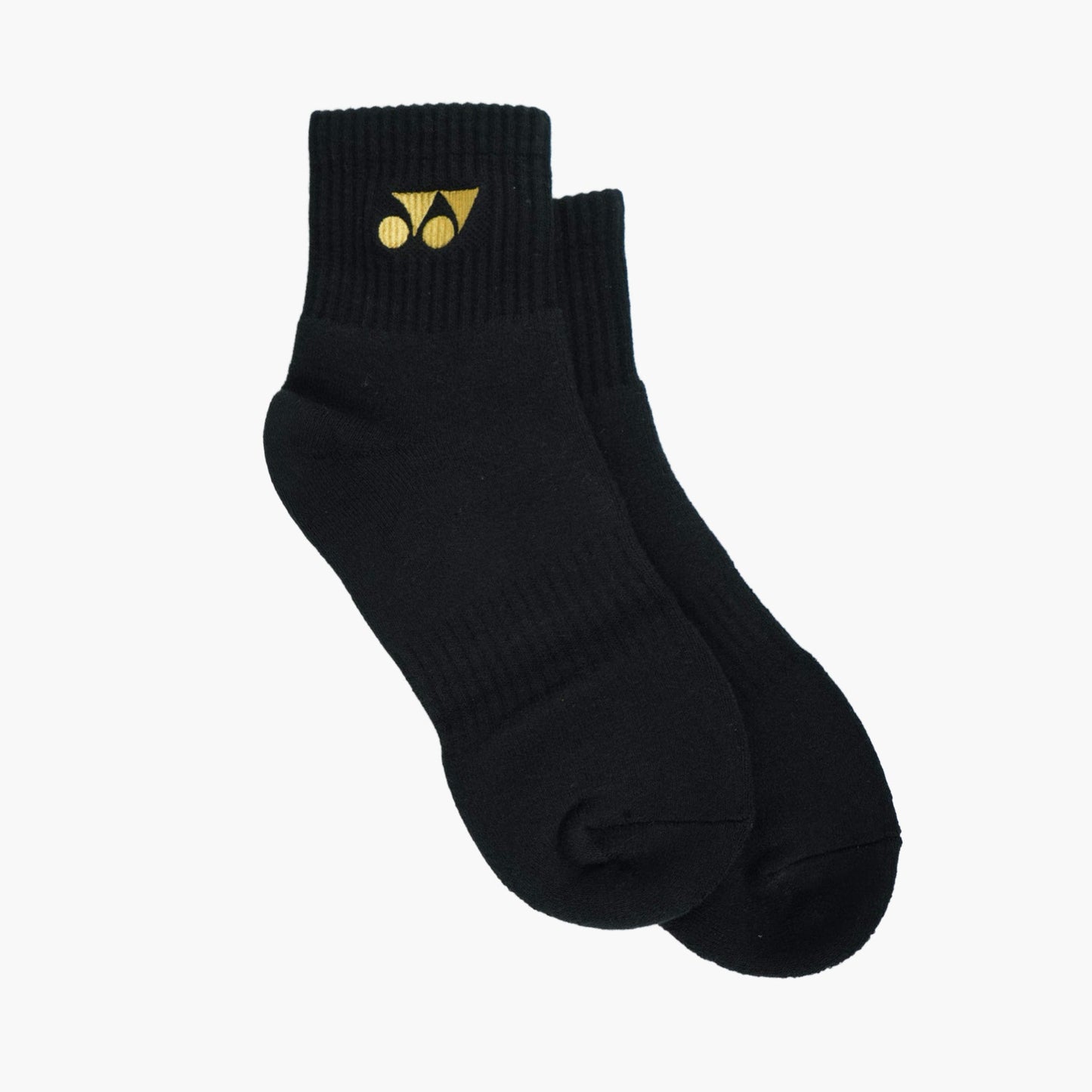 YONEX MEN'S SOCKS 3/4 REGULAR #SSM-1255-MP8-SR BLACK GREEN Z