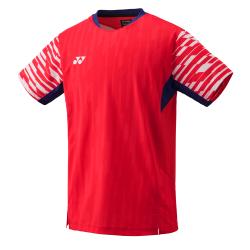 YONEX MENS CREW NECK SHIRT # 10644YX CLEAR RED 2XL