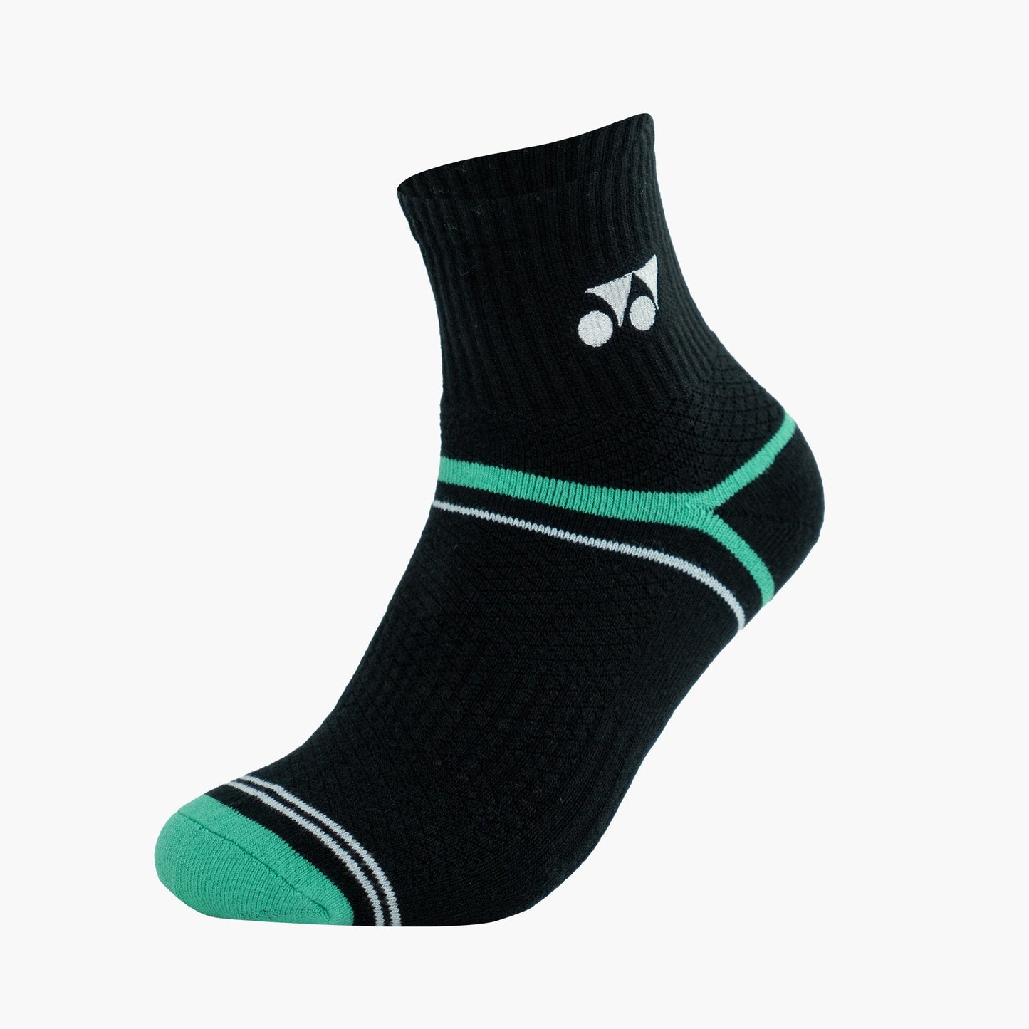 YONEX MEN'S SOCKS 3/4 REGULAR #SSM-12101-MP8-S JET BLACK ZZZ