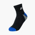 YONEX MEN'S SOCKS 1/2 REGULAR #SSM-10102-MP8-S JET BLACK ZZZ